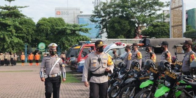 Kapolres Tebingtinggi AKBP James P Hutagaol SIK Pimpin Apel Lilin Toba 2020