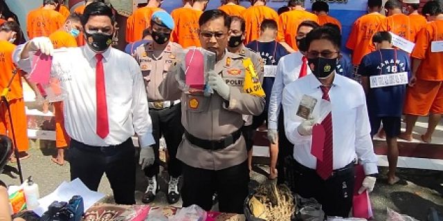 Dalam waktu 2 minggu Polres Tebingtinggi berhasil ungkap 14 kasus peredaran narkoba