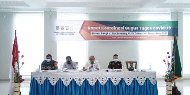Hadapi Libur Natal Dan tahun Baru Gugus Tugas Covid-19 Gelar Rapat Koordinasi