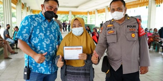 Polres Tebingtinggi Gelar Vaksin Massal Serentak