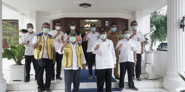 Menteri PUPR Kunjungi Tebingtinggi Dan Tinjau Kondisi Sungai Padang Menteri PUPR Kunjungi Tebingtinggi Dan Tinjau Kondisi Sungai Padang