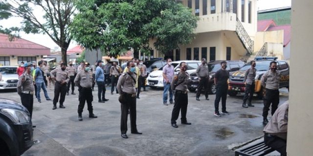 Polres Tebingtinggi Laksanakan Apel Kesiapan PAM TPS