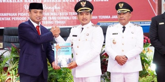 Sertijab Walikota Tebingtinggi, Iman Irdian Saragih komitmen wujudkan visi misi selama kampanye
