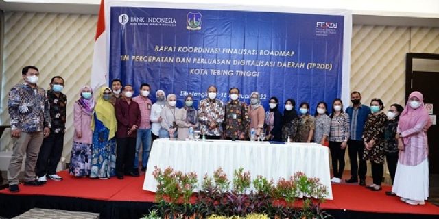 Walikota Tebingtinggi Buka Rapat Koordinasi Finalisasi Roadmap TP2DD