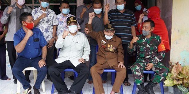 Jelang HUT RI Ke 76 Pemko Tebingtinggi beri bantuan kepada veteran dan penyandang disabilitas