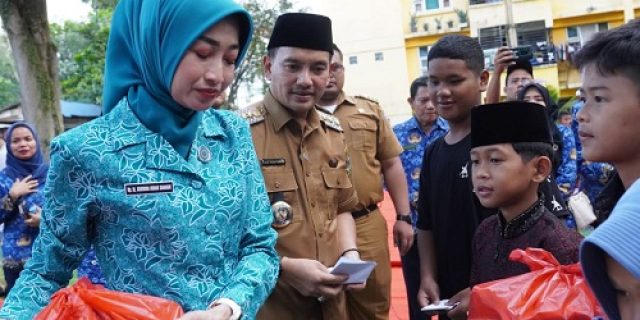 HUT ke- 43 tahun, Walikota Tebingtinggi Iman Irdian Saragih santuni 250 anak yatim piatu dengan dana pribadi
