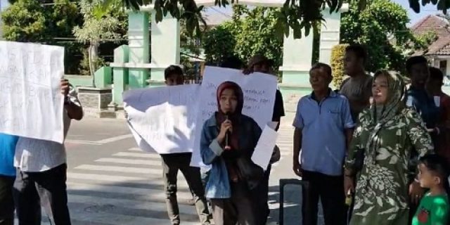 Pembangunan Water Park Tutup Aliran Drainase, Warga 2 Kelurahan Gerusuk Kantor Walikota Tebingtinggi