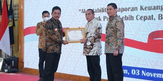Pemko Tebingtinggi Raih Penghargaan Opini WTP 4 Kali Berturut-Turut Dari Kemenkeu RI