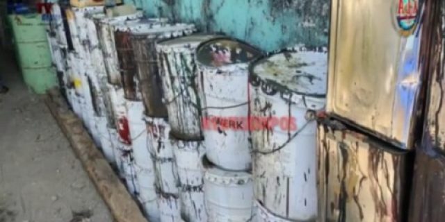 Penyulingan Thinner Di Prambon Sidoarjo Sudah Lama Beroperasi, Diduga Tanpa Dokumen Perijinan Lengkap