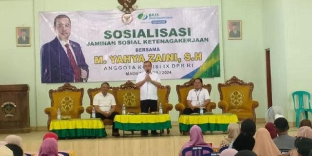 Anggota Komisi IX DPR-RI M.Yahya Zaini Kunker ke Madiun, Dorong Program BPJS Ketenagakerjaan Anggota Komisi IX DPR-RI M.Yahya Zaini Kunker ke Madiun, Dorong Program BPJS Ketenagakerjaan