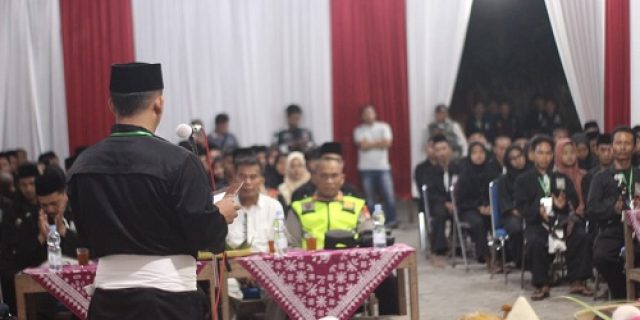Ratusan Pendekar PSHT Jaga Ketat Pengesahan Warga Baru