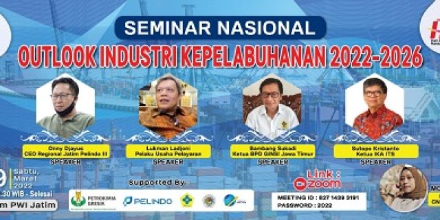 Masalah Kepelabuhanan Akan Dibedah di Seminar PWI Jatim