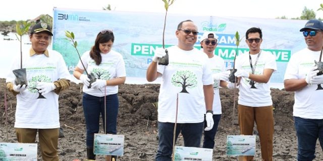 Hari Menanam Pohon Nasional, Pelindo Multi Terminal Tanam 8000 Bibit Mangrove di Kalimantan