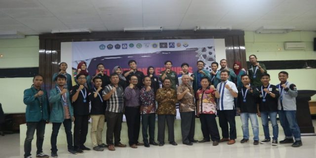 Pelantikan Bersama Lembaga Mahasiswa Di Fakultas Teknik UNILA