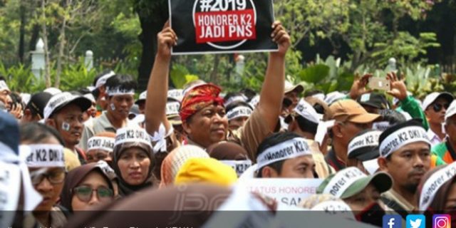 Bosan Dengan Janji-janji, Honorer K2 Merapat Ke Prabowo