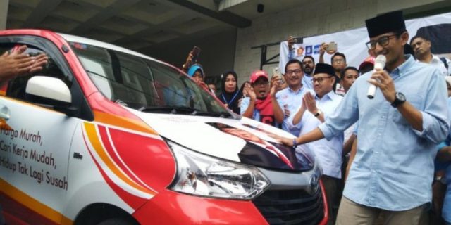 Mulai Pemanasan, Sandiaga Luncurkan ‘Mobil Tempur’ untuk Jateng