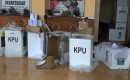 Terkena Hujan, Kotak Suara di Lumajang Rusak