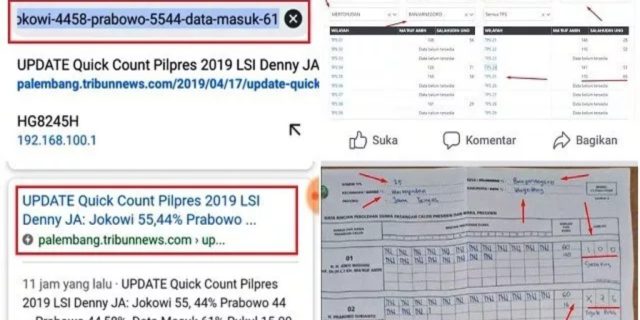 Aneh, Dalam tayangan QC, MetroTV Ngaku Eror, LSI (Indosiar) Khilaf