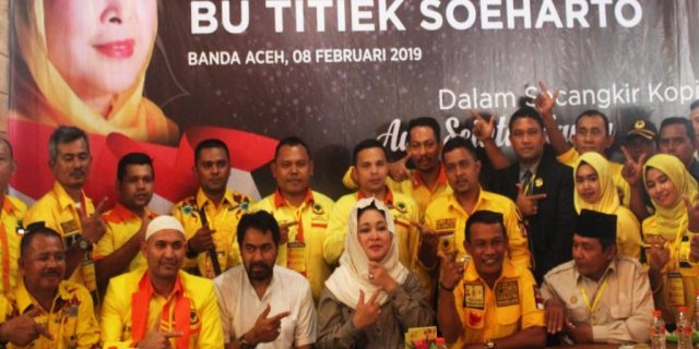 Titiek Suharto : Harus Menang Prabowo-Sandi di Aceh