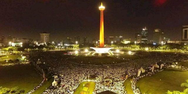 Arus Massa Reuni Mengalir sejak malam, bisa lebih besar dari Aksi 212