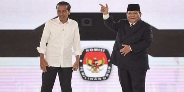 Hasil Survey IDM Elektabilitas PS(02) : 57,60%, JA(01) : 38,76%