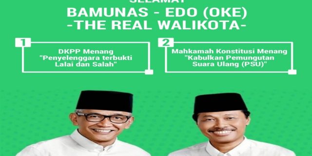Pemungutan Suara Ulang Kota Cirebon Simbol Kemenangan Pasangan Oke