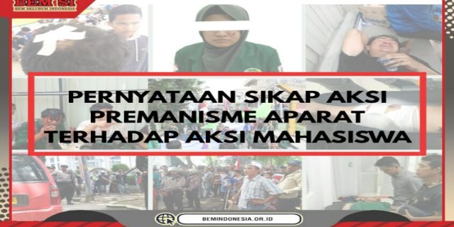 Koordinator Aliansi BEM Seluruh Indonesian Kecam Aksi Premanisme Aparat
