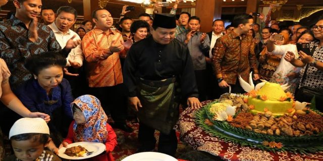 Ulang Tahun, Prabowo fokus untuk mengumpulkan bantuan ke daerah bencana
