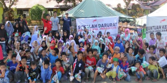 Peduli Anak Korban Lombok MN Kahmi Bangun Sekolah Darurat