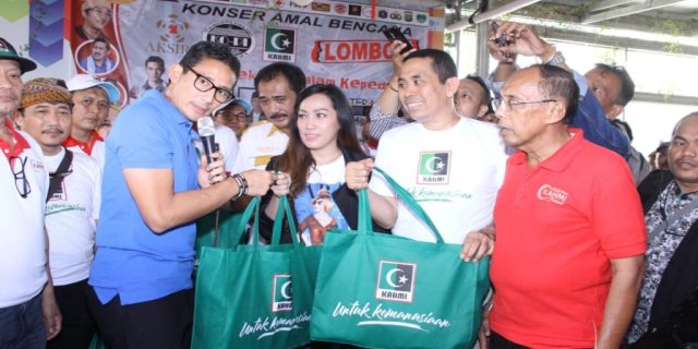 Di Konser Amal KAHMI, Lagu Yang Dinyanyikan Sandi Laku 2 Juta