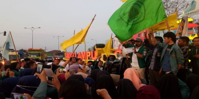 Mahasiswa Lampung Tuntut Pemerintah Keluar Dari Jeratan Hutang