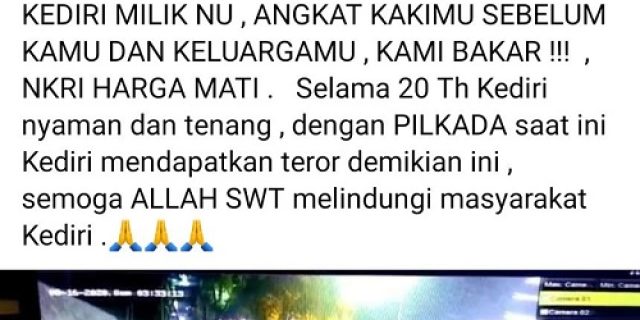 Beredar Video Rumah Bupati Kediri Diteror Petasan Oleh Orang Tak Dikenal