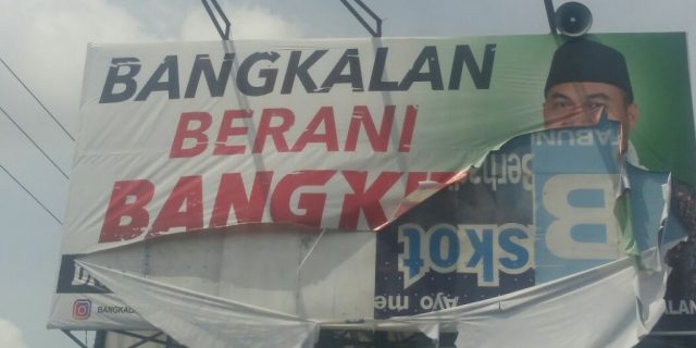 Masyarakat Bangkalan sesalkan perusakan spanduk dan baliho Cabub Farid Alfauzi