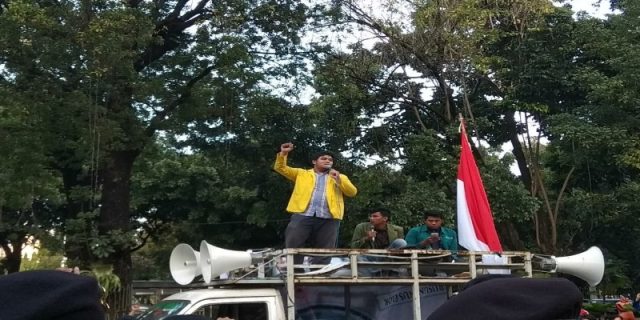 BEM Jabodetabek Banten tolak kenaikan harga BBM Premium dan Pertalite