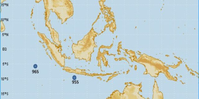 BMKG : Waspada Hujan Lebat dan Gelombang Tinggi Dampak Terbentuknya Dua Bibit Siklon Tropis di Sekitar Wilayah Indonesia