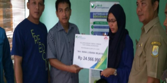 Pendamping desa Kabupaten Cirebon mendapat santunan jaminan kematian BPJS Ketenagakerjaan