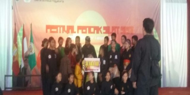 Sabet Juara Tiga, di Ajang Festival Pencak Silat Seni IPSI Yogya.