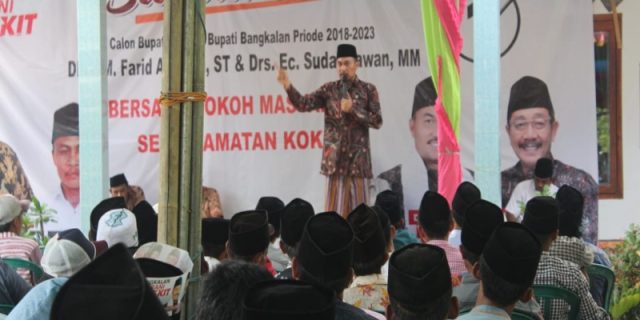 Kampanye Ke Kecamatan Kokop, Farid Alfauzi Bertekad Hentikan Fee Proyek