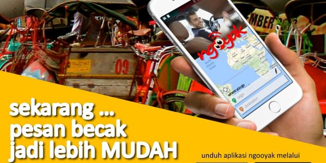 Aplikasi ngooyak meramaikan persaingan aplikasi transportasi di Indonesia