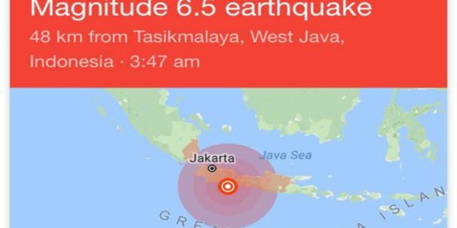GEMPABUMI MENGGUNCANG WILAYAH SUKABUMI JAWA BARAT