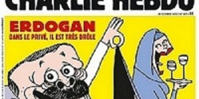 Erdogan Marah Besar, Majalah Cherlie Hebdo Tayangkan Karikatur Cabul Dirinya