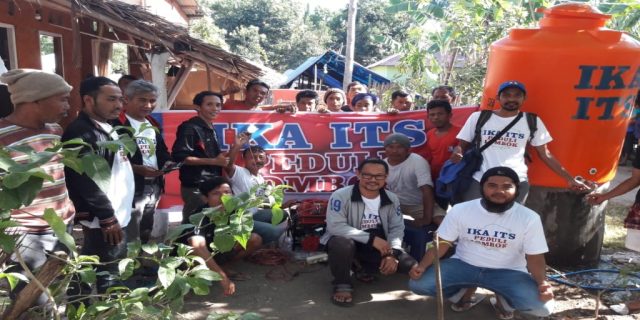 IKA ITS Kirimkan Bantuan Bencana Lombok