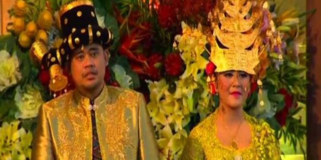 Pernikahan putri Jokowi satukan dua budaya berbeda