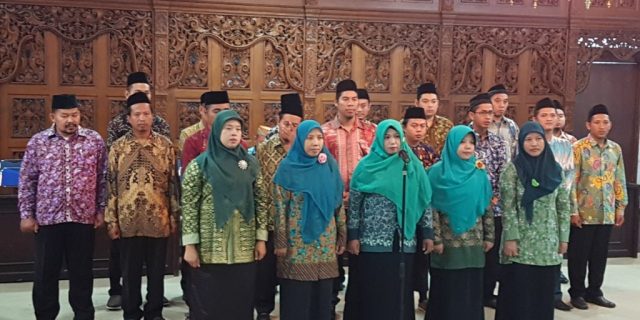 MD KAHMI Batang resmi dilantik, Wahid Dasuki : HMI lahir untuk mempertahankan NKRI