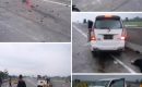 Satu keluarga menjadi korban di Tol Krapyak Caruban :  suami meninggal, istri dan anak terlempar keluar mobil