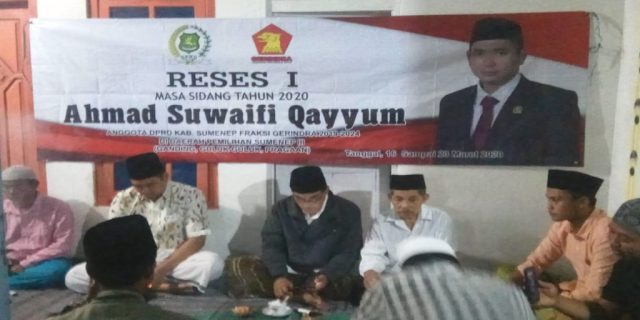 Anggota DPRD Sumenep, Ahmad Suwaifi Qayyum Gelar Reses I