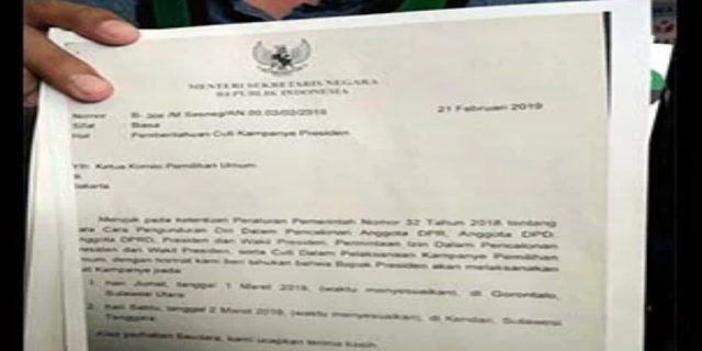 PB HMI Resmi Laporkan Jokowi, Diduga Memanfaatkan Fasilitas Negara Untuk Kampanye