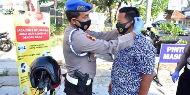 Penegakan Disiplin Protokol Kesehatan Di Internal Polresta Sidoarjo