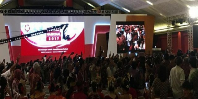 Jokowi Hadiri Rembuk Nasional dengan Relawan Pilpres 2014