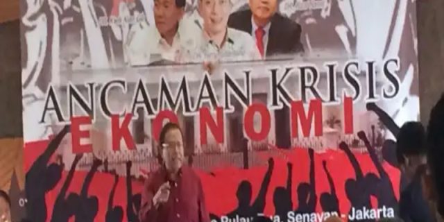Rizal Ramli: Kita Gali Lubang Buat Tutup Jurang